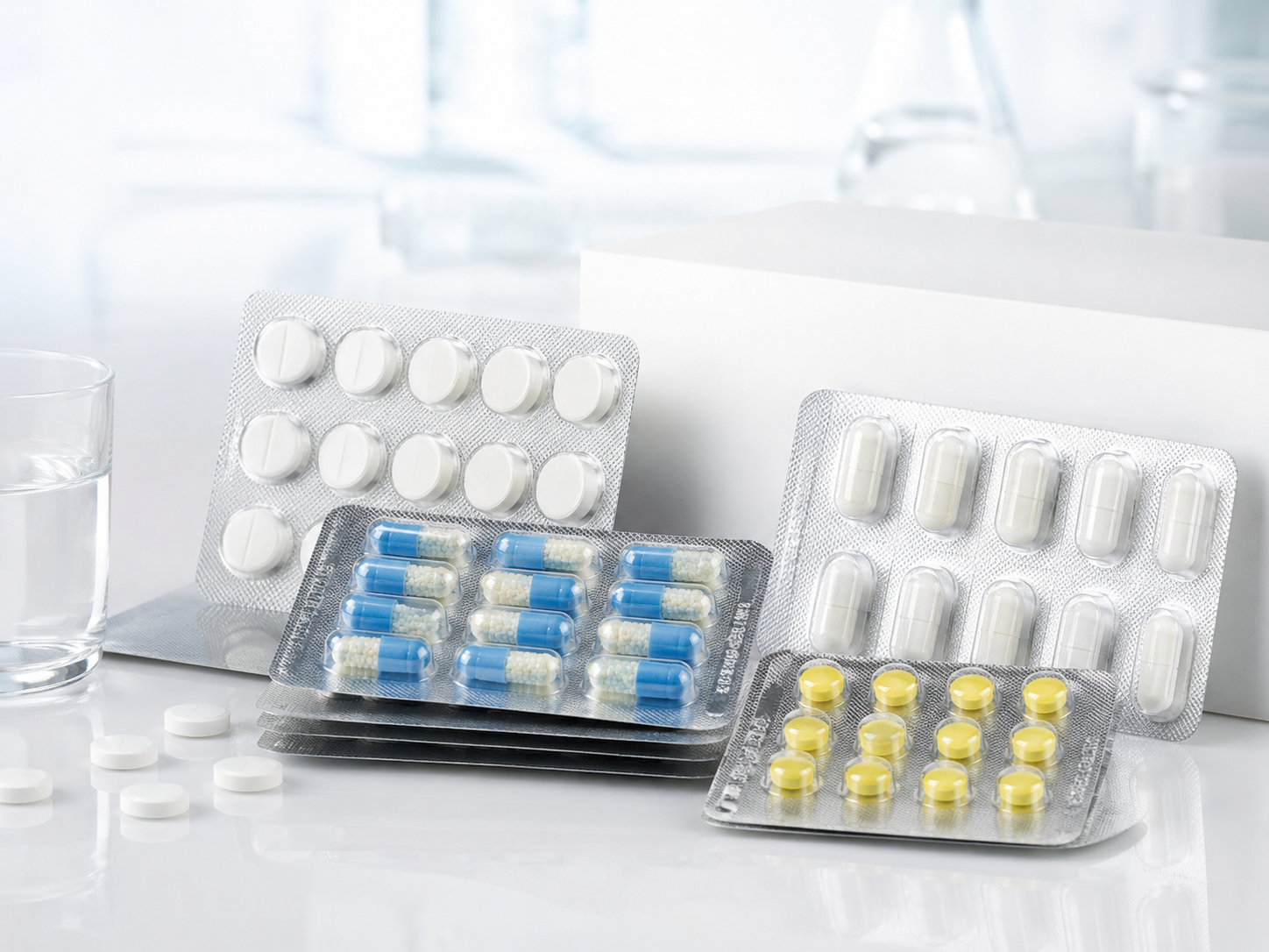 Blister packaging pharmaceutical product