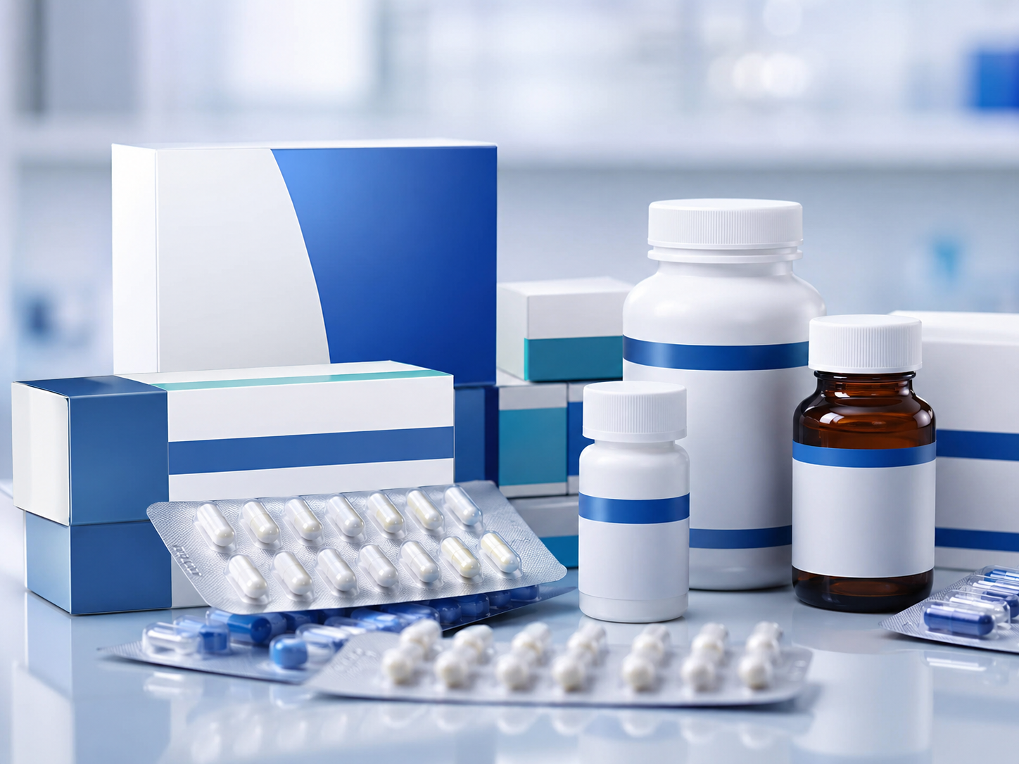 Finished pharmaceutical packaging and labeling