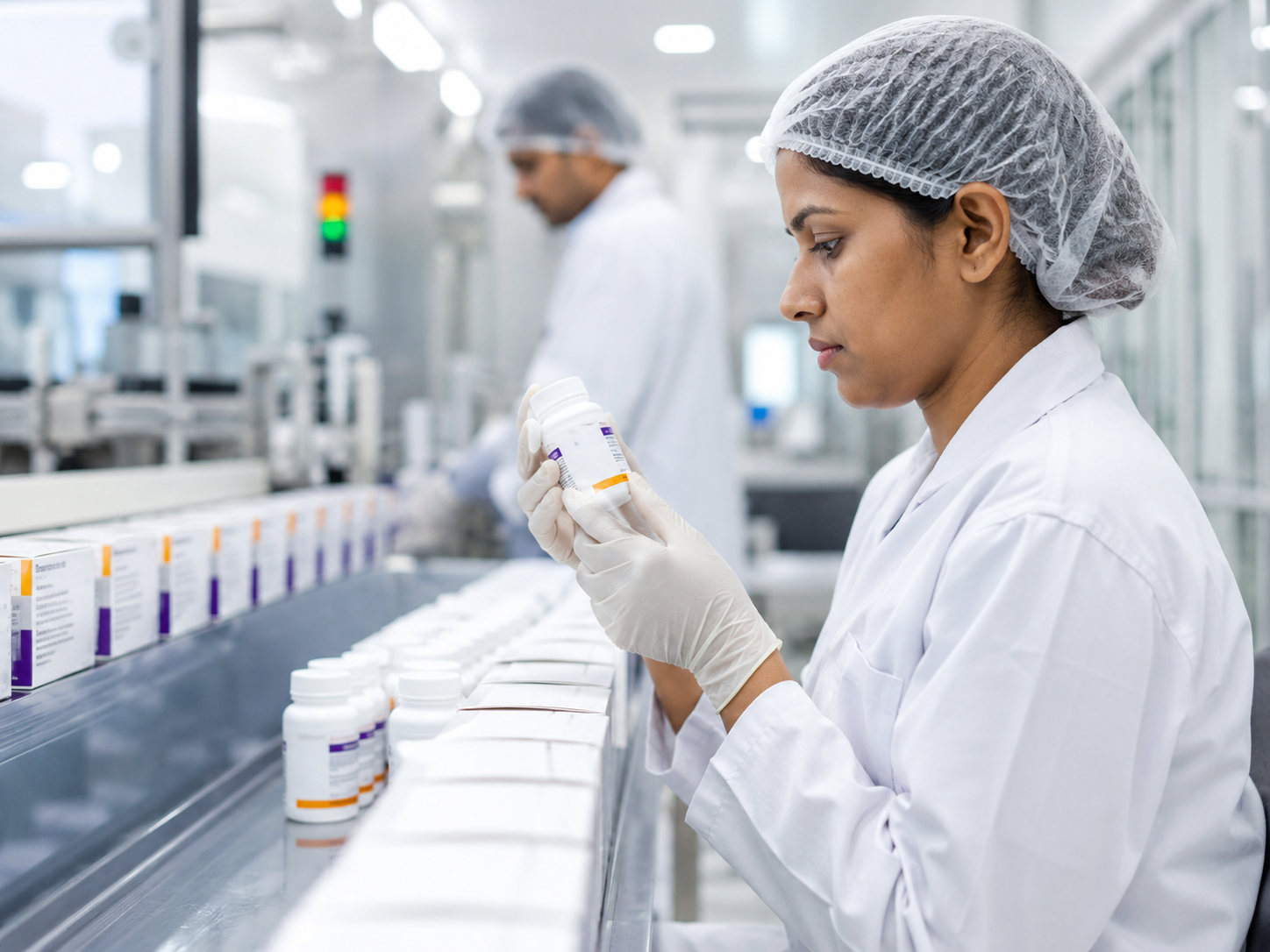 Final packaging and label inspection
